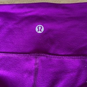 Lululemon leggings purple size 4